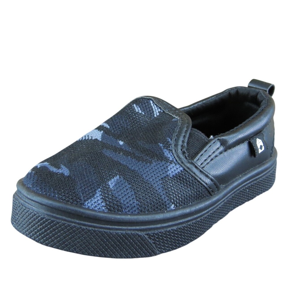Oomphies Boys Slip-On Shoes Black Synthetic Slip On‎ Size T 6 Medium